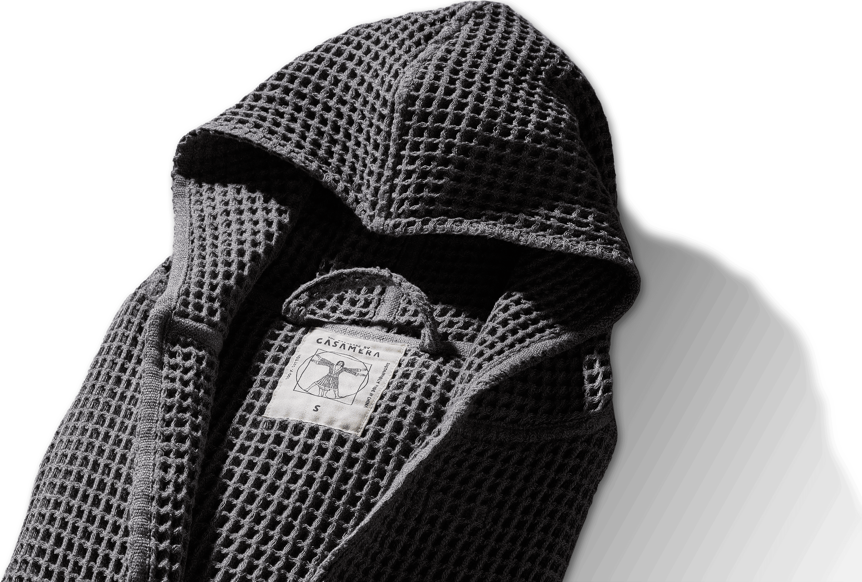 Casamera bathrobe cotton breathable charcoal
