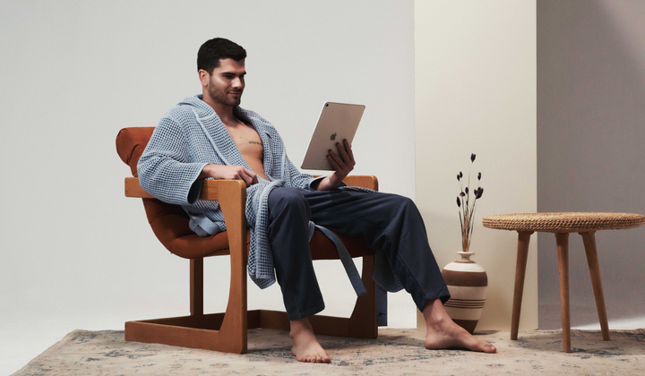 Staying Cozy and Prepared: How Casamera's Honeycomb Bathrobe is Your Shield During a Recession