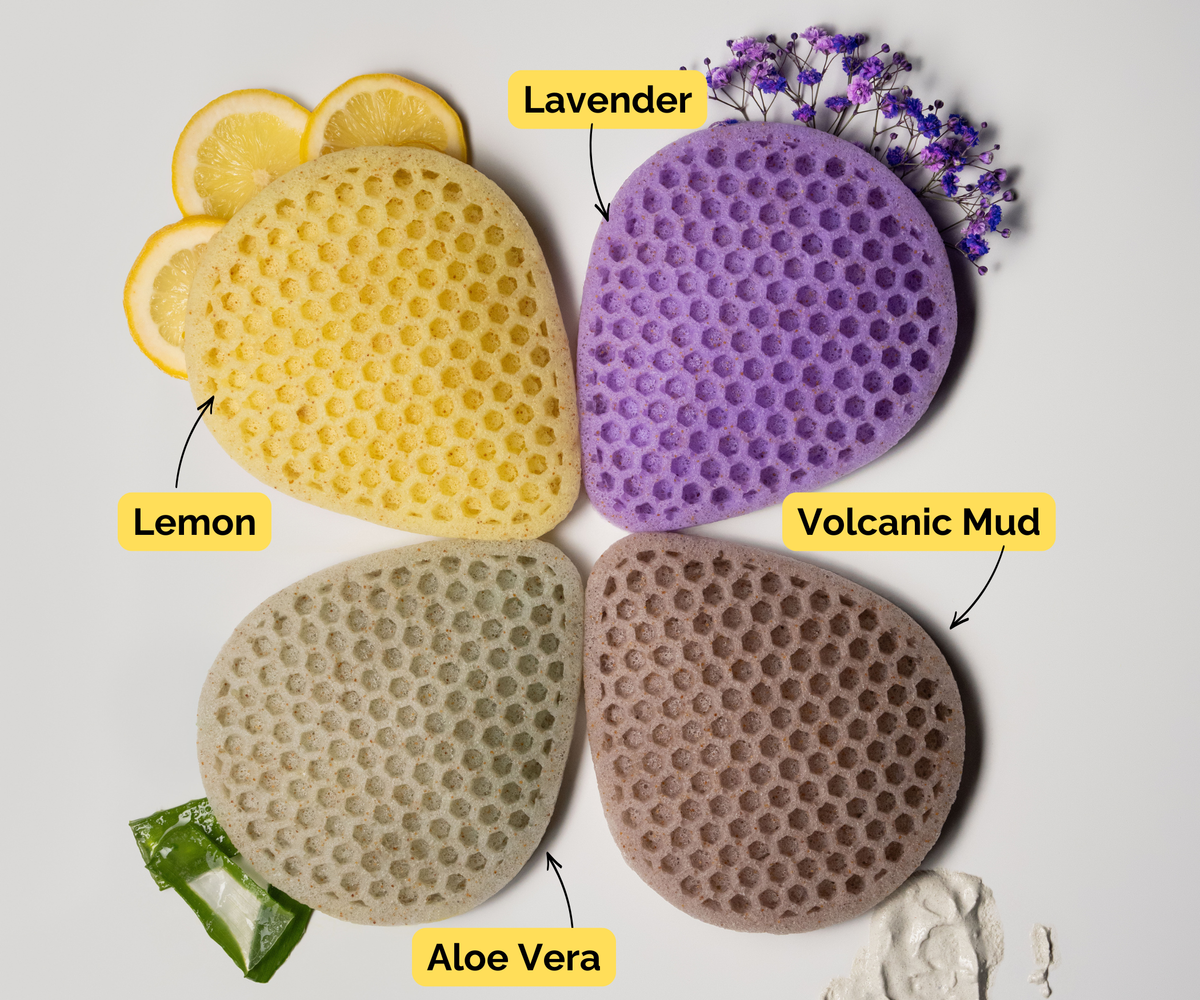Aloe Vera, Lemon, Volcanic Mud, Lavender
