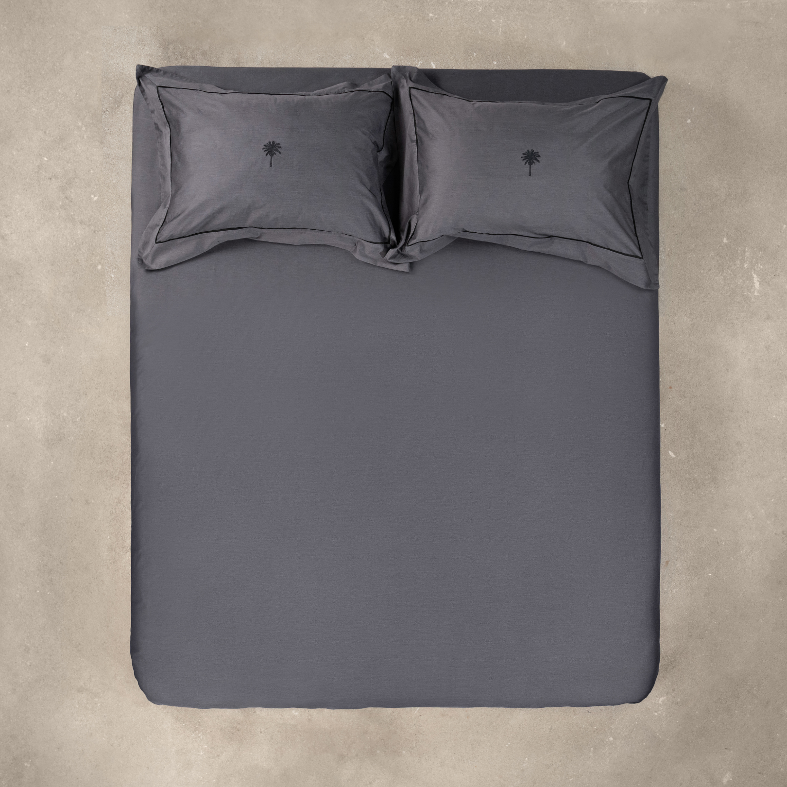 Fitted Sheet, Charcoal
